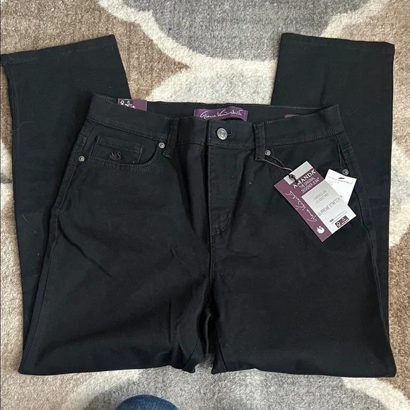 💙 Gloria Vanderbilt Amanda Black Jeans - Picture 3 of 4